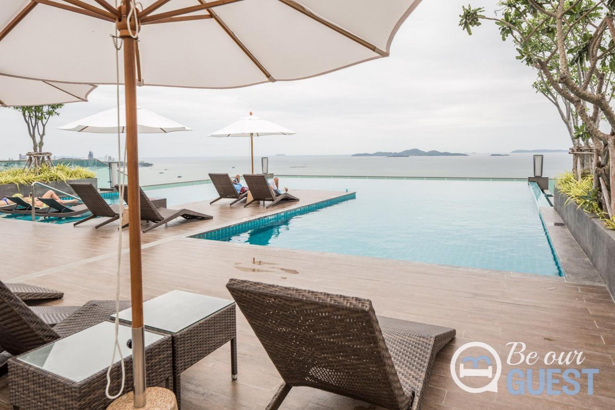Stunning Sea View Condo On The Beach - Monthly Stay Pattaya Zewnętrze zdjęcie